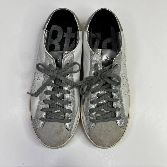 P448 Women's John Reflex sneakers all over white - 7 - Picture 4 of 10